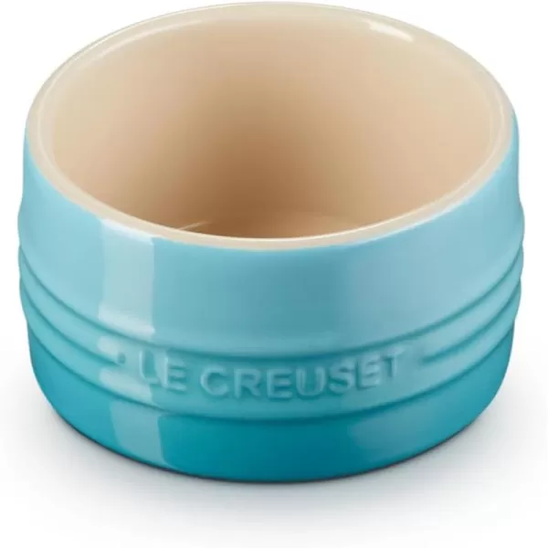 Le Creuset Stoneware Round Straight Wall Ramekin, 6.75oz., White