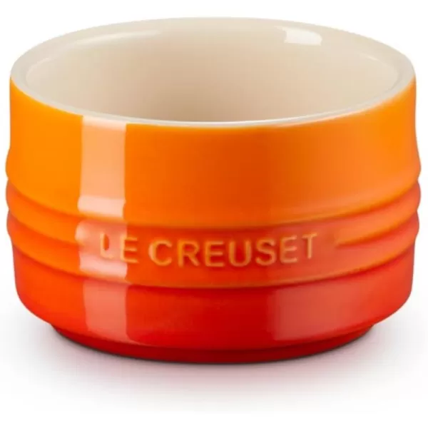 Le Creuset Stoneware Round Straight Wall Ramekin, 6.75oz., White