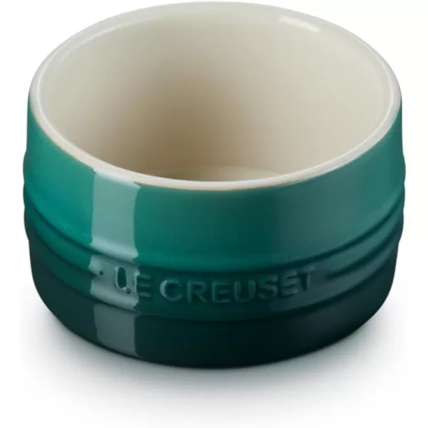 Le Creuset Stoneware Round Straight Wall Ramekin, 6.75oz., White
