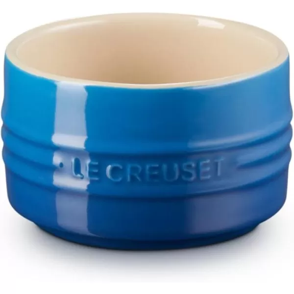 Le Creuset Stoneware Round Straight Wall Ramekin, 6.75oz., White