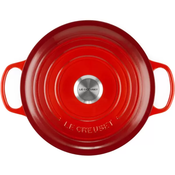 Le Creuset Enameled Cast Iron Signature Round Dutch Oven, 5.5 qt., Rhone