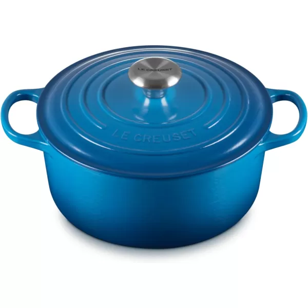 Le Creuset Enameled Cast Iron Signature Round Dutch Oven, 5.5 qt., Rhone