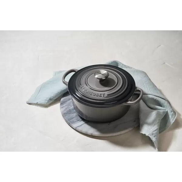 Le Creuset Enameled Cast Iron Signature Round Dutch Oven, 5.5 qt., Rhone