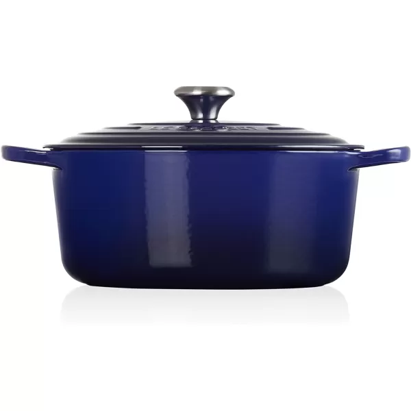 Le Creuset Enameled Cast Iron Signature Round Dutch Oven, 5.5 qt., Rhone