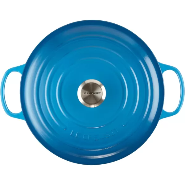 Le Creuset Enameled Cast Iron Signature Round Dutch Oven, 5.5 qt., Rhone