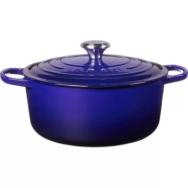 Le Creuset Enameled Cast Iron Signature Round Dutch Oven, 5.5 qt., Rhone