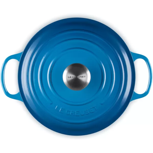 Le Creuset Enameled Cast Iron Signature Round Dutch Oven, 5.5 qt., Rhone
