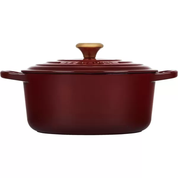 Le Creuset Enameled Cast Iron Signature Round Dutch Oven, 5.5 qt., Rhone