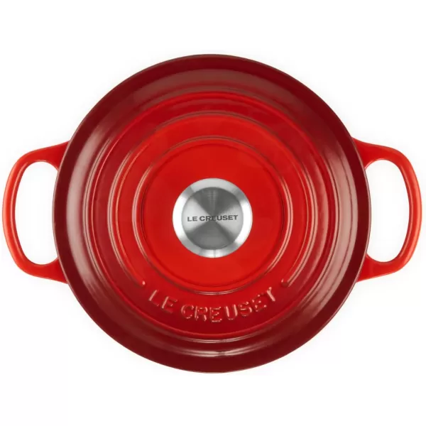 Le Creuset Enameled Cast Iron Signature Round Dutch Oven, 5.5 qt., Rhone