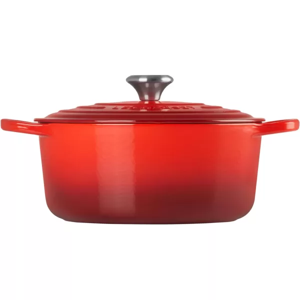 Le Creuset Enameled Cast Iron Signature Round Dutch Oven, 5.5 qt., Rhone
