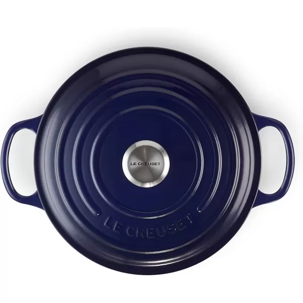 Le Creuset Enameled Cast Iron Signature Round Dutch Oven, 5.5 qt., Rhone