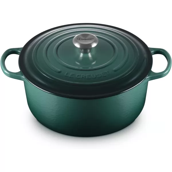 Le Creuset Enameled Cast Iron Signature Round Dutch Oven, 5.5 qt., Rhone