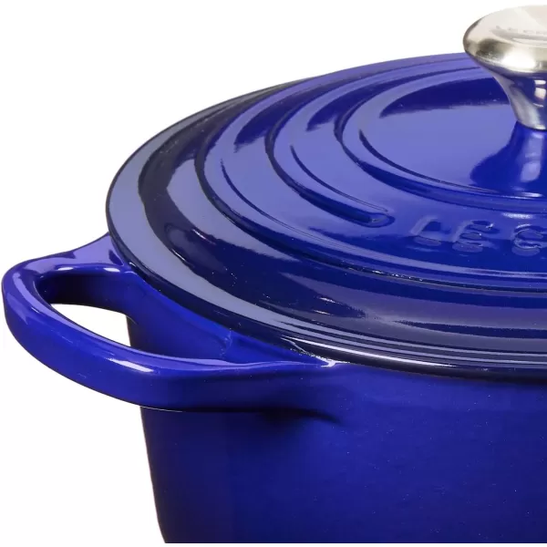 Le Creuset Enameled Cast Iron Signature Round Dutch Oven, 5.5 qt., Rhone