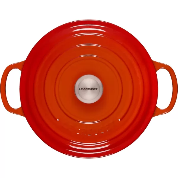 Le Creuset Enameled Cast Iron Signature Round Dutch Oven, 5.5 qt., Rhone
