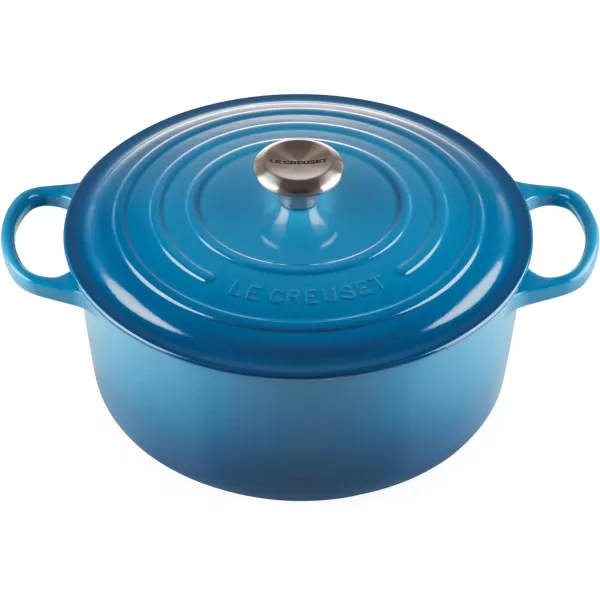 Le Creuset Enameled Cast Iron Signature Round Dutch Oven, 5.5 qt., Rhone