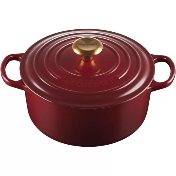 Le Creuset Enameled Cast Iron Signature Round Dutch Oven, 5.5 qt., Rhone