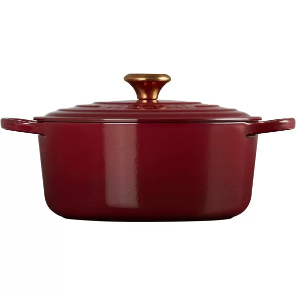 Le Creuset Enameled Cast Iron Signature Round Dutch Oven, 5.5 qt., Rhone