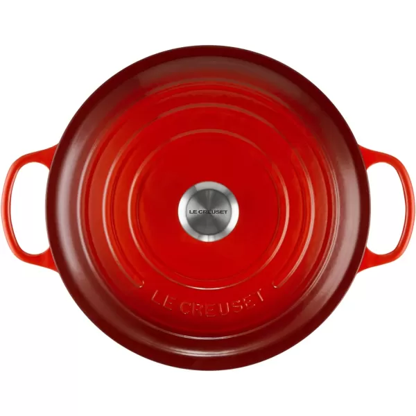 Le Creuset Enameled Cast Iron Signature Round Dutch Oven, 5.5 qt., Rhone
