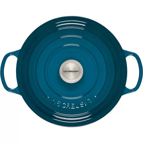 Le Creuset Enameled Cast Iron Signature Round Dutch Oven, 5.5 qt., Rhone