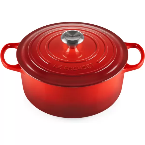 Le Creuset Enameled Cast Iron Signature Round Dutch Oven, 5.5 qt., Rhone
