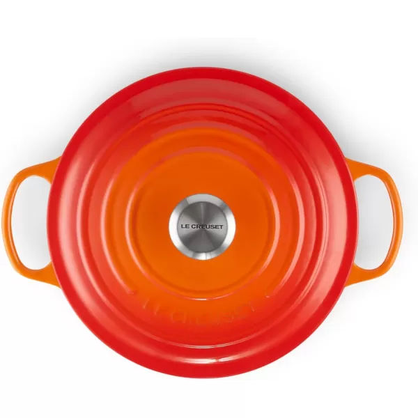 Le Creuset Enameled Cast Iron Signature Round Dutch Oven, 5.5 qt., Rhone