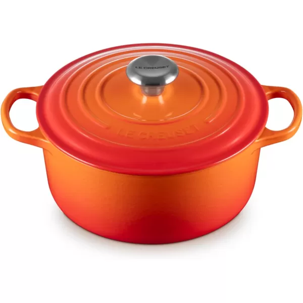 Le Creuset Enameled Cast Iron Signature Round Dutch Oven, 5.5 qt., Rhone