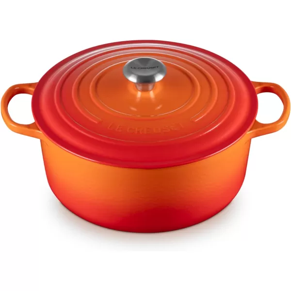 Le Creuset Enameled Cast Iron Signature Round Dutch Oven, 5.5 qt., Rhone