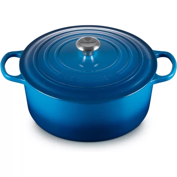 Le Creuset Enameled Cast Iron Signature Round Dutch Oven, 5.5 qt., Rhone