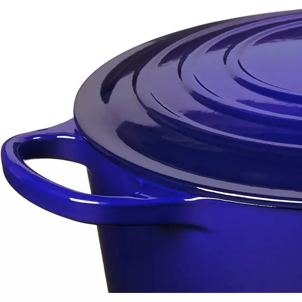 Le Creuset Enameled Cast Iron Signature Round Dutch Oven, 5.5 qt., Rhone