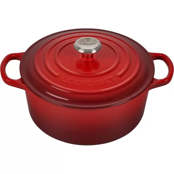 Le Creuset Enameled Cast Iron Signature Round Dutch Oven, 5.5 qt., Rhone