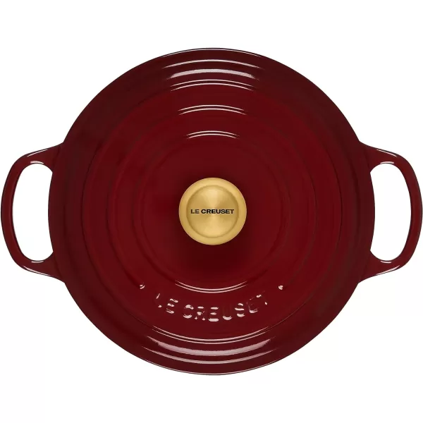 Le Creuset Enameled Cast Iron Signature Round Dutch Oven, 5.5 qt., Rhone