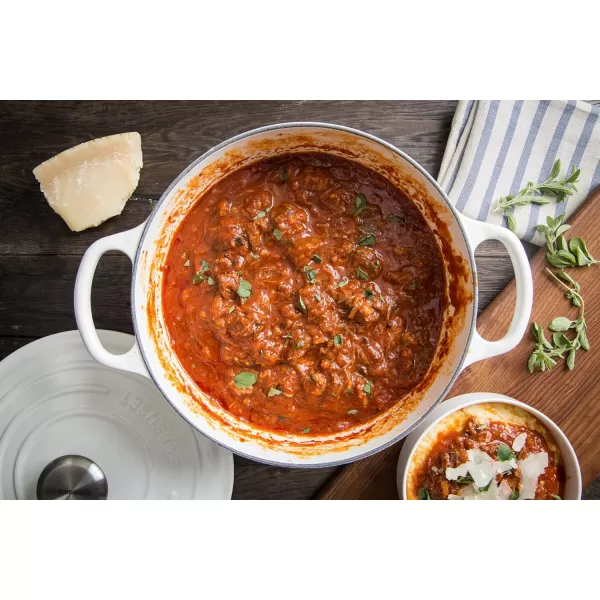 Le Creuset Enameled Cast Iron Signature Round Dutch Oven, 5.5 qt., Rhone