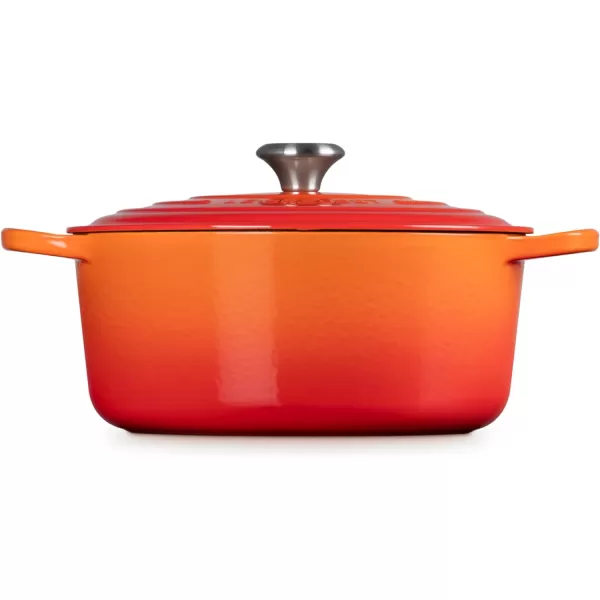 Le Creuset Enameled Cast Iron Signature Round Dutch Oven, 5.5 qt., Rhone