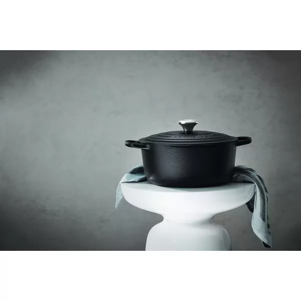 Le Creuset Enameled Cast Iron Signature Round Dutch Oven, 5.5 qt., Rhone