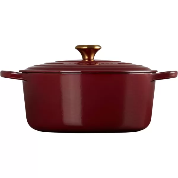 Le Creuset Enameled Cast Iron Signature Round Dutch Oven, 5.5 qt., Rhone