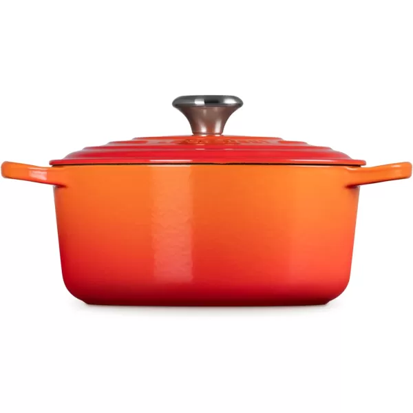 Le Creuset Enameled Cast Iron Signature Round Dutch Oven, 5.5 qt., Rhone