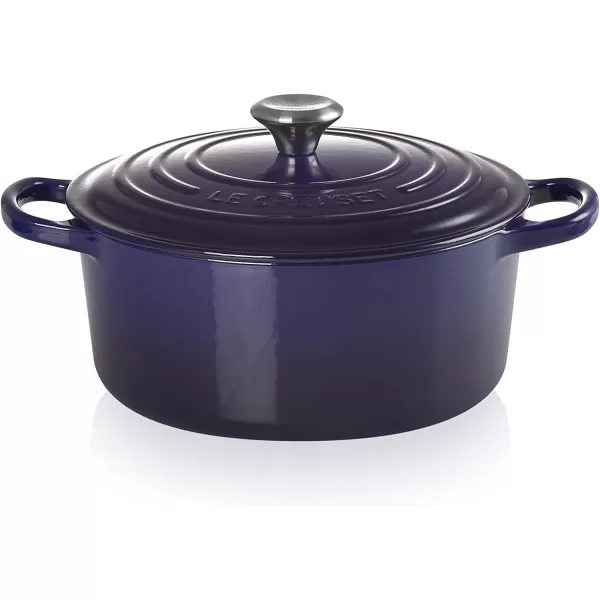 Le Creuset Enameled Cast Iron Signature Round Dutch Oven, 5.5 qt., Rhone