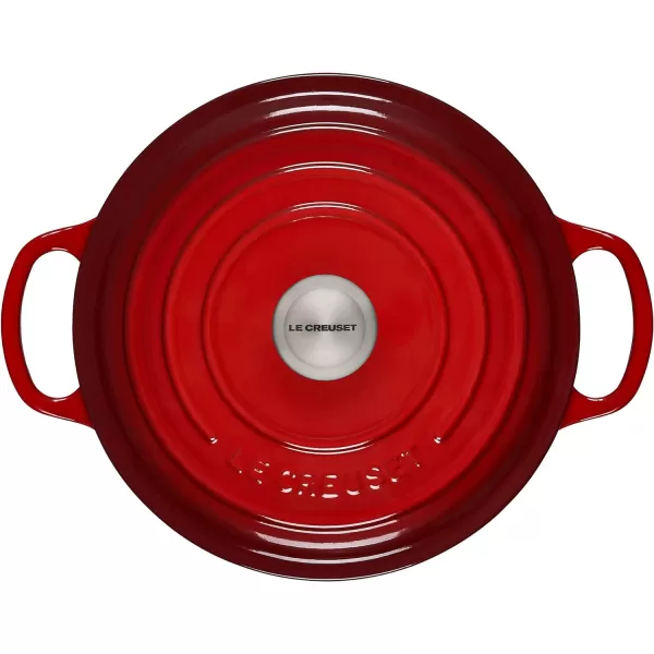 Le Creuset Enameled Cast Iron Signature Round Dutch Oven, 5.5 qt., Rhone