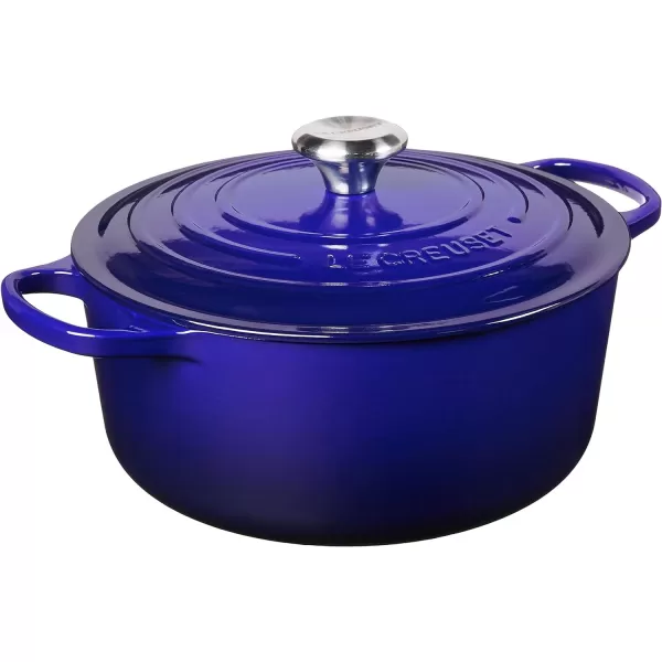 Le Creuset Enameled Cast Iron Signature Round Dutch Oven, 5.5 qt., Rhone
