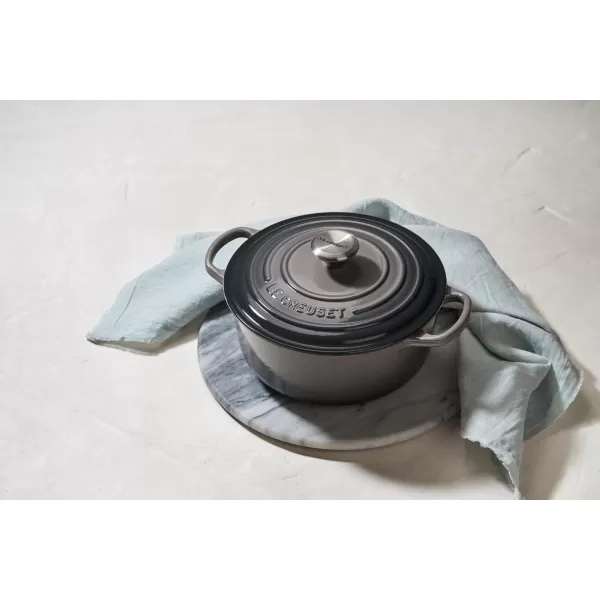 Le Creuset Enameled Cast Iron Signature Round Dutch Oven, 5.5 qt., Rhone