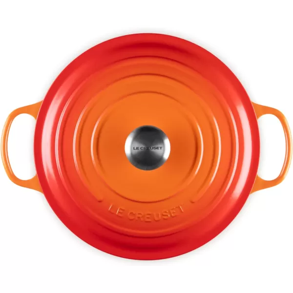 Le Creuset Enameled Cast Iron Signature Round Dutch Oven, 5.5 qt., Rhone