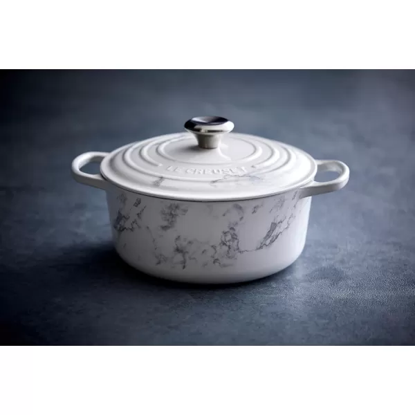 Le Creuset Enameled Cast Iron Signature Round Dutch Oven, 5.5 qt., Rhone