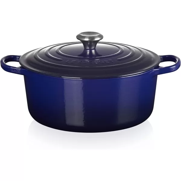Le Creuset Enameled Cast Iron Signature Round Dutch Oven, 5.5 qt., Rhone