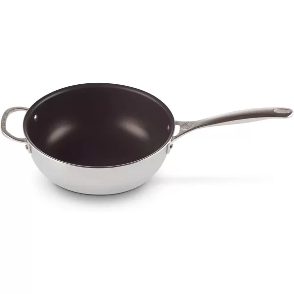 Le Creuset Tri-Ply Stainless Steel 3.5 Quart Saucier Pan