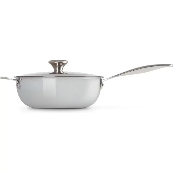 Le Creuset Tri-Ply Stainless Steel 3.5 Quart Saucier Pan