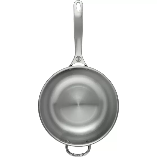 Le Creuset Tri-Ply Stainless Steel 3.5 Quart Saucier Pan