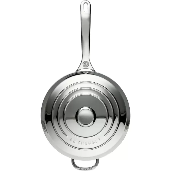 Le Creuset Tri-Ply Stainless Steel 3.5 Quart Saucier Pan
