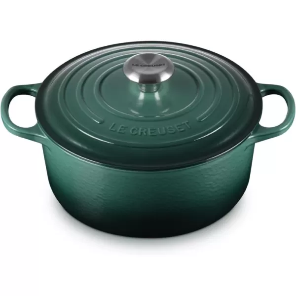 Le Creuset Enameled Cast Iron Signature Round Dutch Oven, 5.5 qt., Rhone