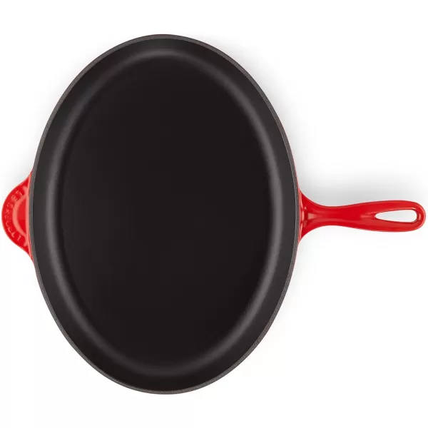 Le Creuset Enameled Cast-Iron 15.75 Inch Oval Skillet, Flame