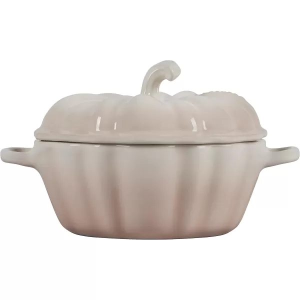 imageLe Creuset Stoneware Pumpkin Mini Cocotte 12 oz OliveMeringue